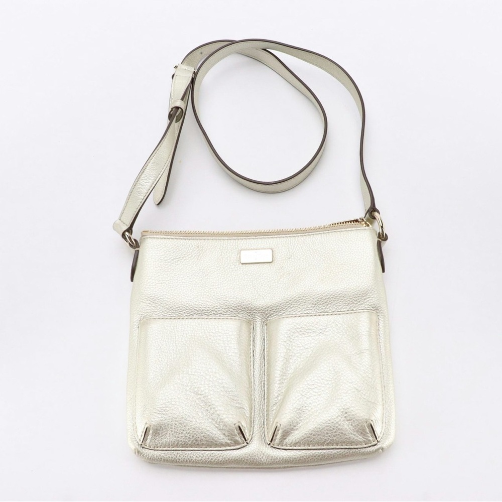 Cole Haan Metallic Leather Crossbody Bag